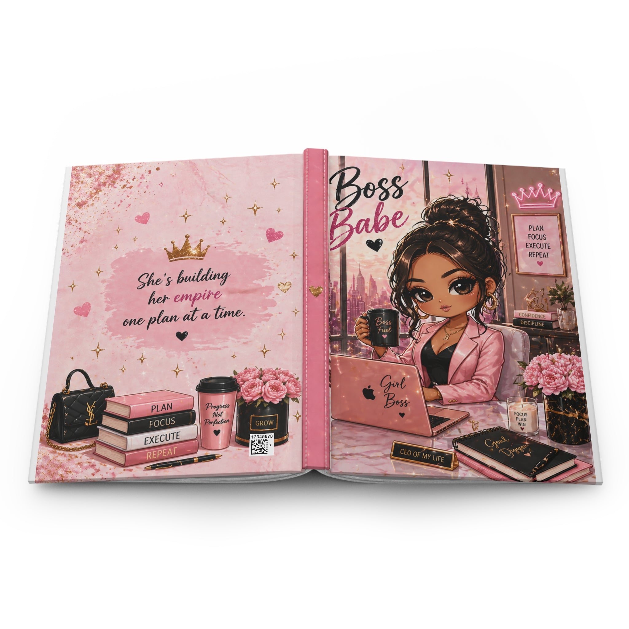 Girl Boss Journal – Luxe Pink Planner for Goals, Focus & Manifestation