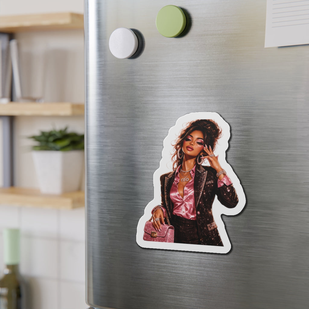 Boss Babe Die-Cut Magnet