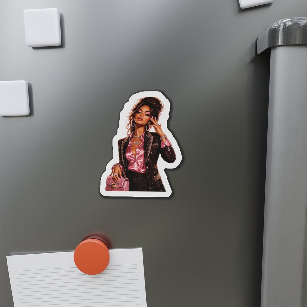 Boss Babe Die-Cut Magnet