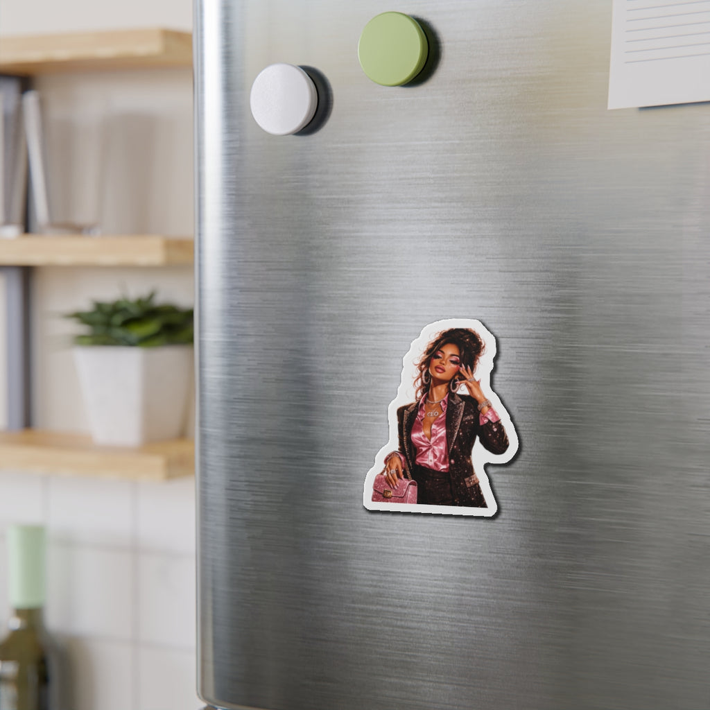 Boss Babe Die-Cut Magnet