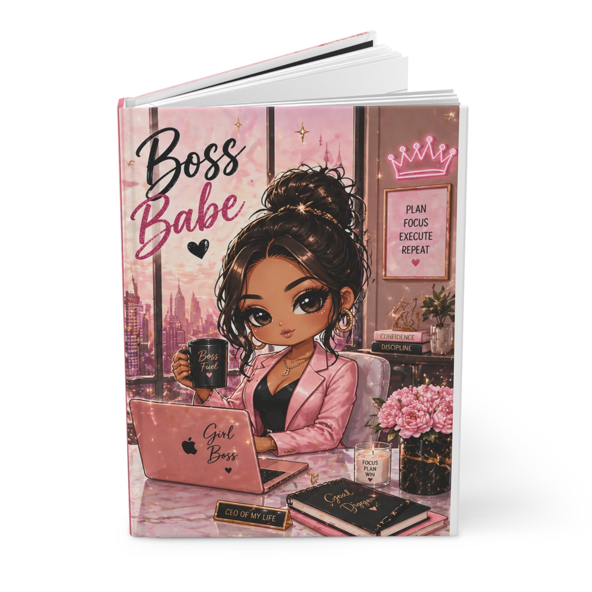 Girl Boss Journal – Luxe Pink Planner for Goals, Focus & Manifestation